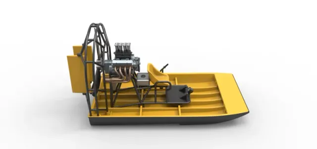 Drag racing Airboat Scale 1:25 — Image 21 of 31