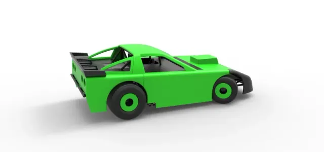 New Zealand Super Saloon race car while turning Scale 1:25 — Фото 20 из 31