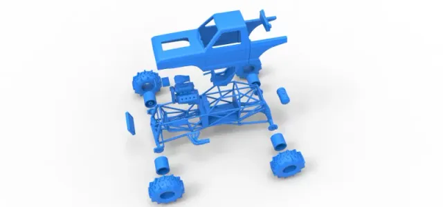Mud dragster Version 4 Scale 1:25 — Фото 20 из 26