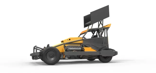 New Zealand Superstock car while turning Version 4 Scale 1:25 — Фото 2 из 29