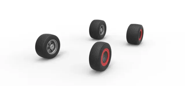Wheel Set of Southern Wing Modified Stock car Scale 1:25 — Фото 2 из 14