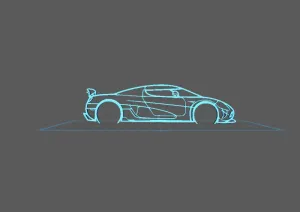 Koenigsegg - Agera RS Wall Art