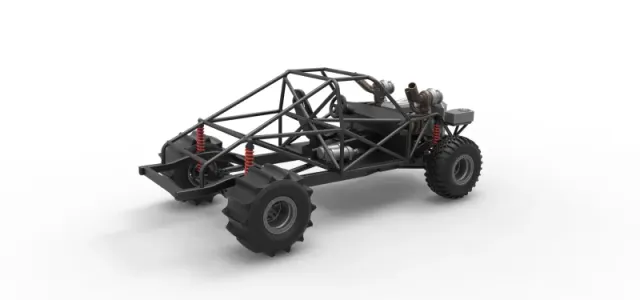 Uphill Sand Racing Dragster Base Version 3 Scale 1:25 — Фото 17 из 26