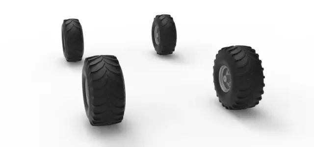 Wheel set of Mud dragster Version 3 Scale 1:25 — Image 9 of 14