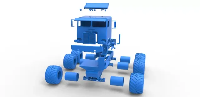 Diecast Monster truck 6x6 Scale 1:25 — Фото 26 из 31