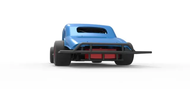 Vintage Asphalt Modified stock car V5 Scale 1:25 — Фото 15 из 26