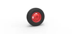 Front wheel of Pickup Truck Scale 1:25