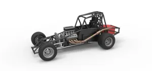Northeast Dirt Modified stock car Base Scale 1:25