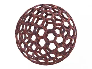 Wireframe Shape Geometric Honeycomb Sphere