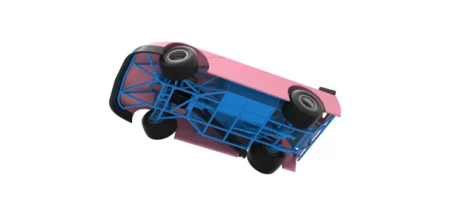 New Zealand Super Saloon race car while turning V2 Scale 1:25 — Фото 3 из 31