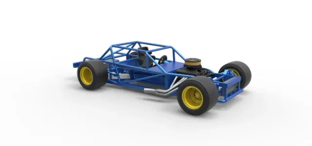 Vintage Asphalt Modified stock car Base Scale 1:25 — Image 20 of 29
