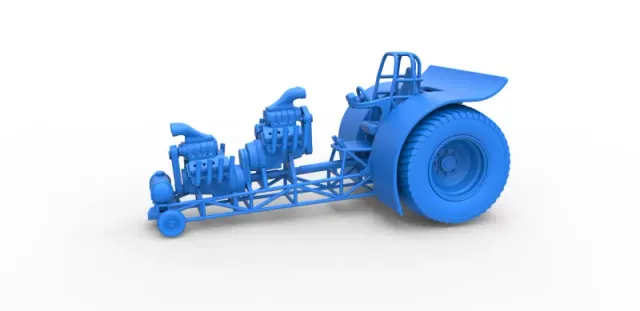 Diecast Pulling tractor with 2 engines V8 Version 4 Scale 1:25 — Фото 13 из 31