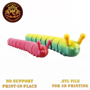 Articulated Green Worm