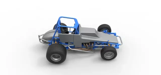 Vintage Sprint car Scale 1:25 — Фото 21 из 30