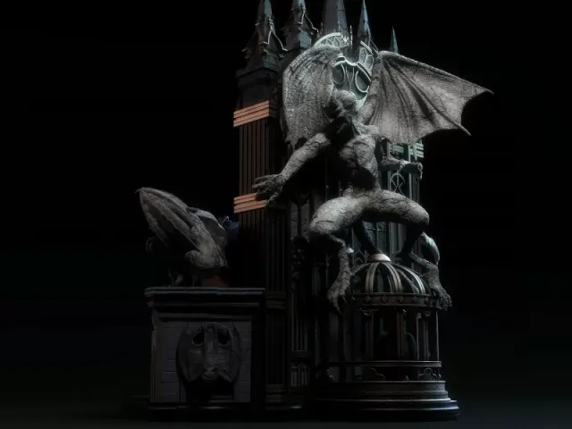 Batman On Throne Fanart STL File For 3D Print — Фото 8 из 25