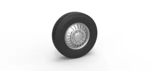 Diecast Front custom wheel of semi truck Version 12 Scale 1:25