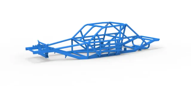 Frame of Vintage Asphalt Modified stock car Version 3 Scale 1:25 — Фото 20 из 20