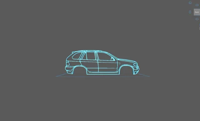 BMW - X5 E53 2000 Wall Art — Фото 3 из 3