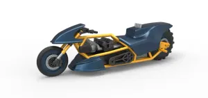 Top fuel Dirt dragster motorcycle Scale 1:25