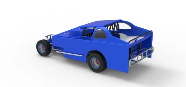 Northeast Dirt Modified stock car Version 2 Scale 1:25 — Фото 12 из 30