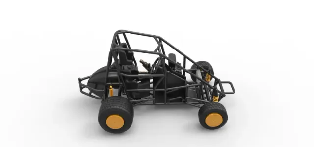 600 Micro sprint car Base Scale 1:25 — Image 23 of 31
