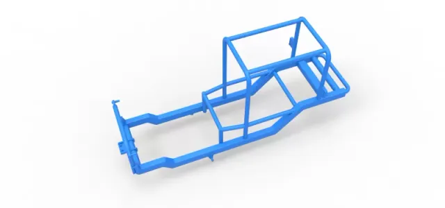 Frame of Vintage Supermodified stock car Scale 1:25 — Фото 2 из 12