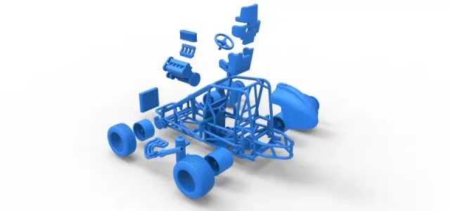 Midget car Base Scale 1:25 — Фото 30 из 30