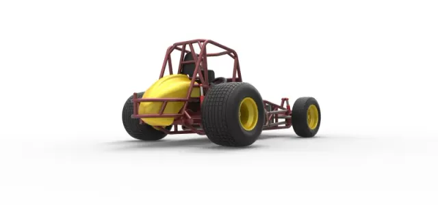 Vintage Sprint car Base Scale 1:25 — Фото 19 из 30
