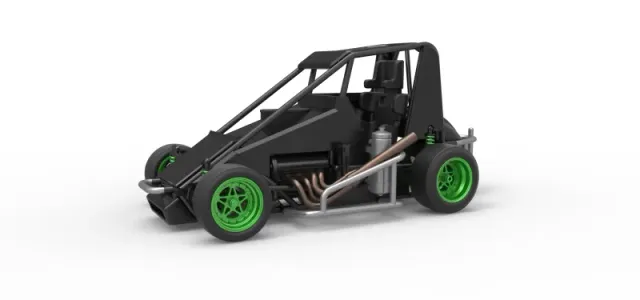 Pavement Midget car Scale 1:25
