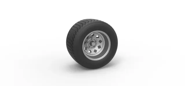 Wheel of Vintage Dirt race car V3 Scale 1:25 — Image 12 of 12