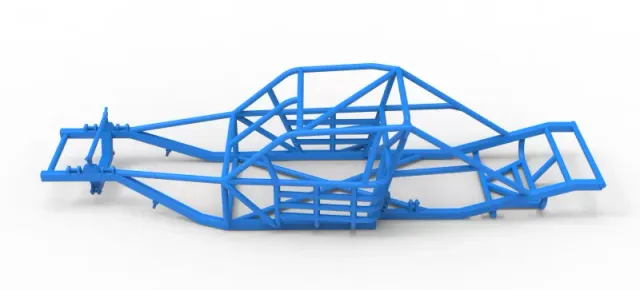 Frame of Vintage Asphalt Modified stock car Version 3 Scale 1:25 — Фото 8 из 20