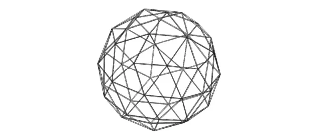Wireframe Shape Geodesic Polyhedron Sphere — Фото 4 из 8