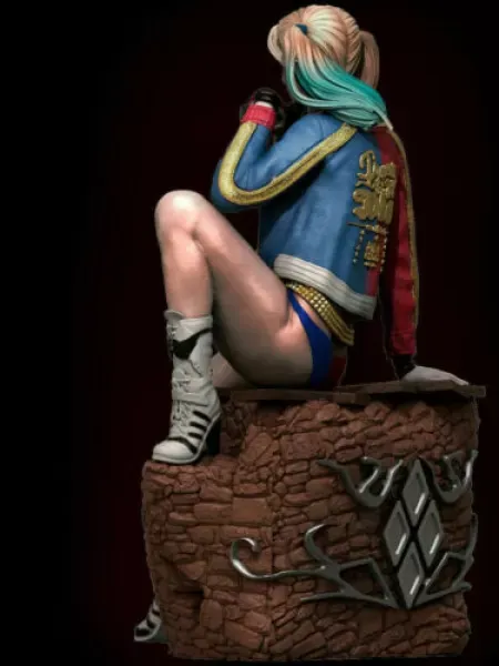 Harley Quinn 3D Print Model, Suicide Squad — Image 8 of 10
