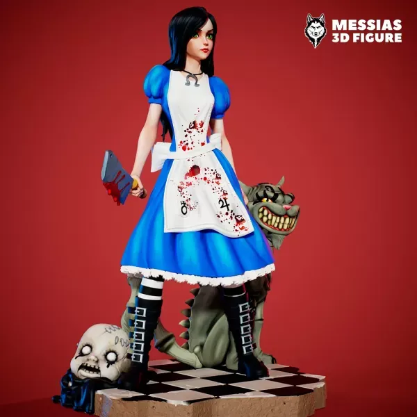 Alice Madness Returns Figure 3D Print Model — Фото 2 из 7