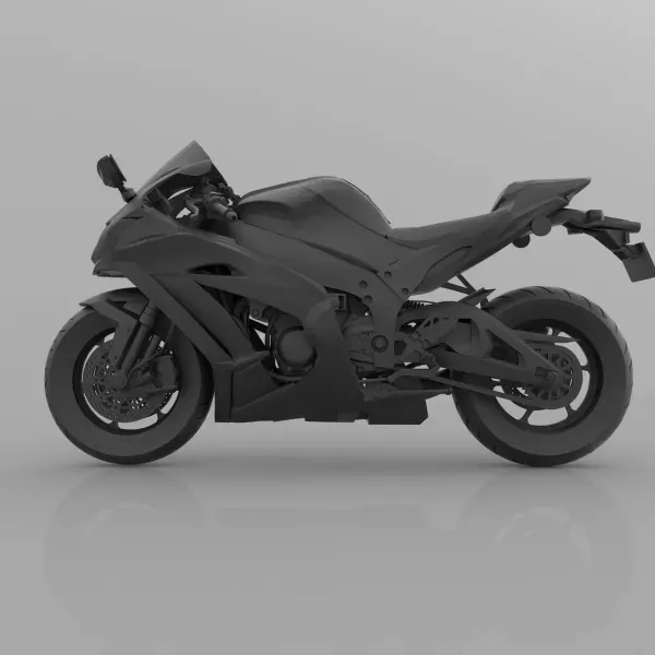 Rev Up Your Collection with the Kawasaki Ninja ZX-10R 1000 3D Mo — Фото 6 из 8
