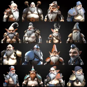Dwarven Vanguard – Full-Body Single-Piece Figurine