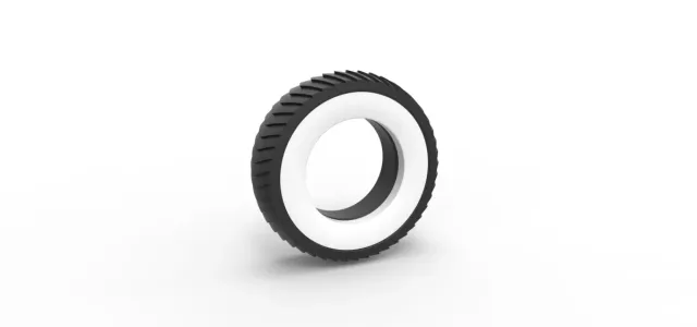 Diecast pulling tractor Whitewall rear tire 2 Scale 1:25 — Image 12 of 12