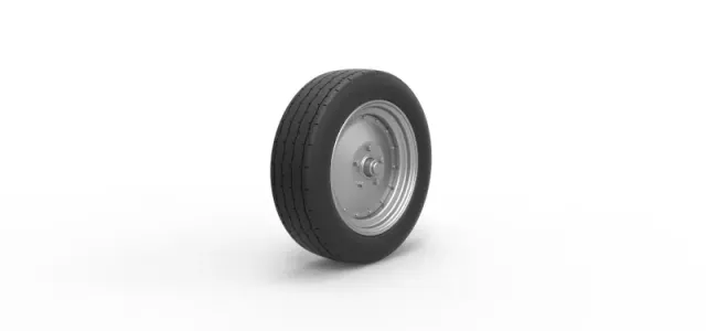 Front wheel of Vintage Funny Car Scale 1:25 — Фото 2 из 10