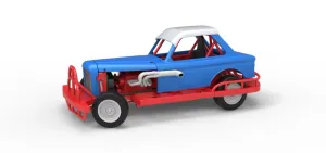 New Zealand Vintage Stock car while turning Scale 1:25