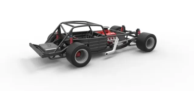 Vintage Asphalt Modified stock car Base V5 Scale 1:25 — Фото 19 из 27