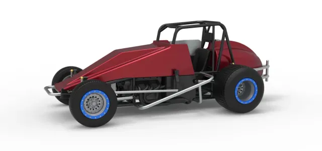 Vintage Dirt Silver Crown Car Scale 1:25 — Image 30 of 30
