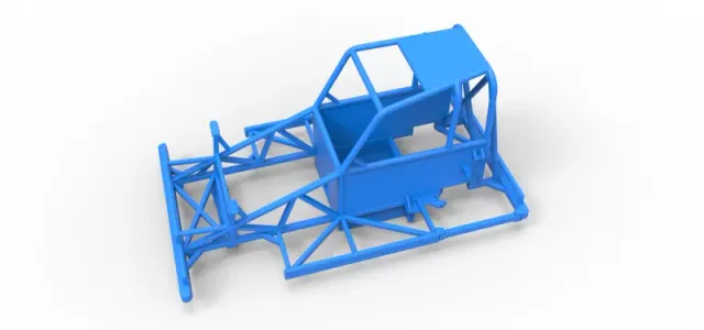 Frame of New Zealand Ministock car Version 2 Scale 1:25 — Фото 2 из 15
