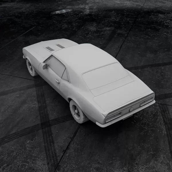 Chevrolet Camaro SS 1967 – 3D Printable Car Model — Фото 3 из 9