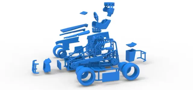 Three Quarter Midget Scale 1:25 — Фото 28 из 30