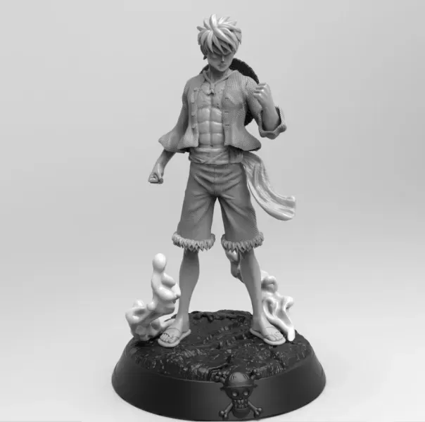 One Piece Monkey D Luffy 3D Printed Model — Image 5 of 7