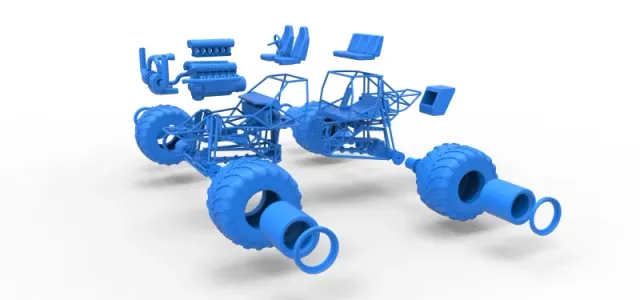 Monster truck base Version 3 Scale 1:25 — Image 18 of 26