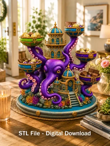 Kraken Citadel Organizer STL File for 3D Print — Фото 2 из 16