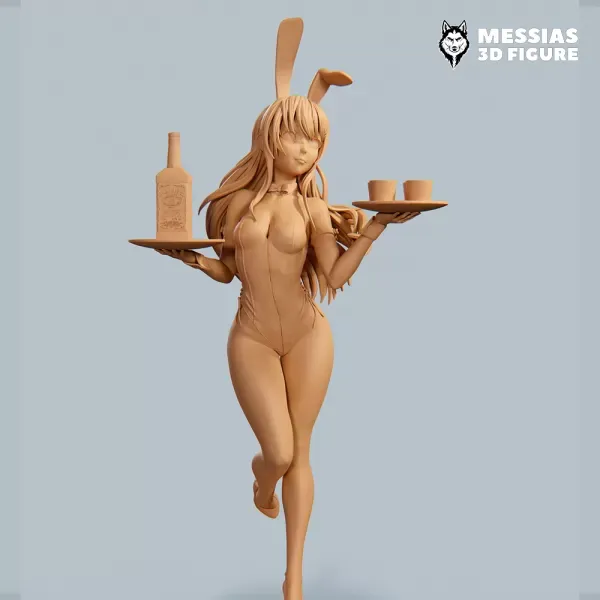 BunnyGirl Figure 3D Print Model — Фото 6 из 10