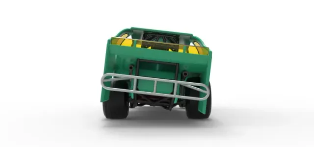 Northeast Dirt Modified stock car while turning V2 Scale 1:25 — Фото 16 из 30