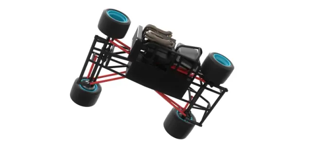 Supermodified front engine race car Base Version 2 Scale 1:25 — Фото 3 из 31